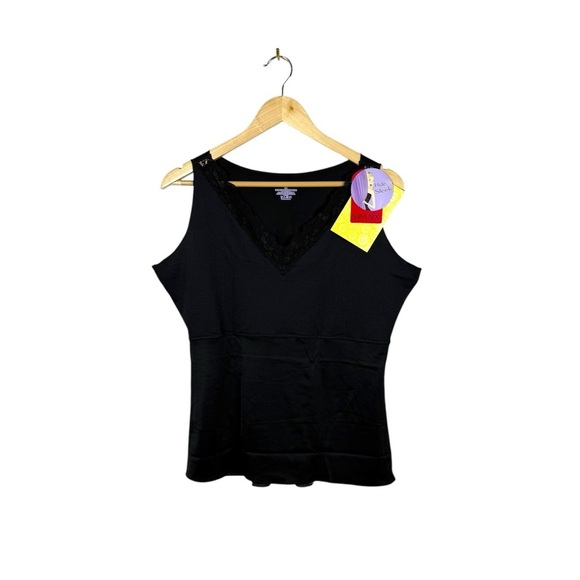 NWT Spanx Women’s Hide & Sleek V-Neck Lace Shapewear Cami Black Size 3X - Picture 1 of 7